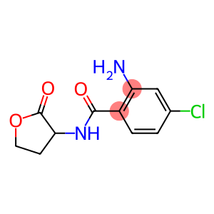 2-amino-4-chloro-N-(2-oxooxolan-3-yl)benzamide