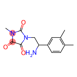 1-[2-amino-2-(3,4-dimethylphenyl)ethyl]-3-methylimidazolidine-2,4,5-trione