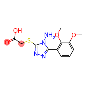 2-{[4-amino-5-(2,3-dimethoxyphenyl)-4H-1,2,4-triazol-3-yl]sulfanyl}acetic acid