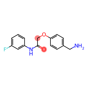 2-[4-(aminomethyl)phenoxy]-N-(3-fluorophenyl)acetamide