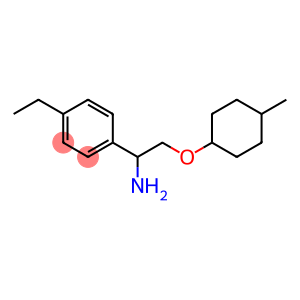 1-{1-amino-2-[(4-methylcyclohexyl)oxy]ethyl}-4-ethylbenzene