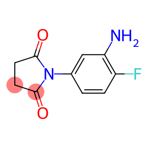 1-(3-amino-4-fluorophenyl)pyrrolidine-2,5-dione