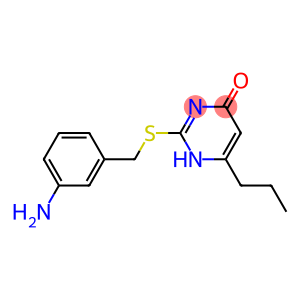 2-{[(3-aminophenyl)methyl]sulfanyl}-6-propyl-1,4-dihydropyrimidin-4-one