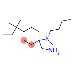 1-(aminomethyl)-N-butyl-N-methyl-4-(2-methylbutan-2-yl)cyclohexan-1-amine