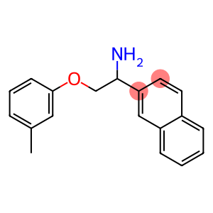 2-[1-amino-2-(3-methylphenoxy)ethyl]naphthalene