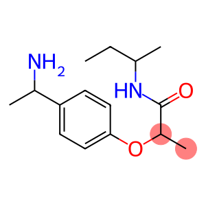 2-[4-(1-aminoethyl)phenoxy]-N-(butan-2-yl)propanamide