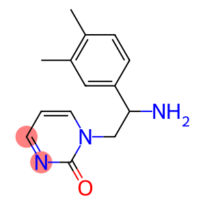 1-[2-amino-2-(3,4-dimethylphenyl)ethyl]-1,2-dihydropyrimidin-2-one