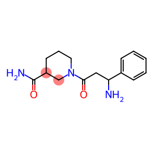 1-(3-amino-3-phenylpropanoyl)piperidine-3-carboxamide