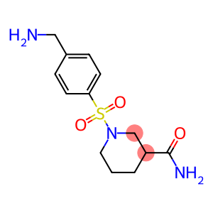 1-{[4-(aminomethyl)phenyl]sulfonyl}piperidine-3-carboxamide