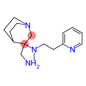 3-(aminomethyl)-N-methyl-N-[2-(pyridin-2-yl)ethyl]-1-azabicyclo[2.2.2]octan-3-amine