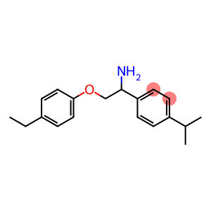 1-[1-amino-2-(4-ethylphenoxy)ethyl]-4-(propan-2-yl)benzene