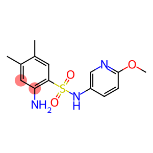 2-amino-N-(6-methoxypyridin-3-yl)-4,5-dimethylbenzene-1-sulfonamide