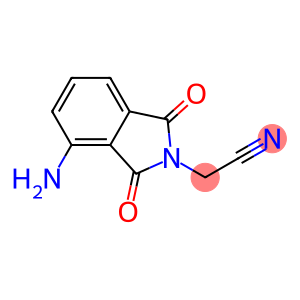 2-(4-amino-1,3-dioxo-2,3-dihydro-1H-isoindol-2-yl)acetonitrile