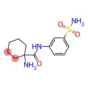 1-amino-N-[3-(aminosulfonyl)phenyl]cyclohexanecarboxamide