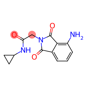 2-(4-amino-1,3-dioxo-2,3-dihydro-1H-isoindol-2-yl)-N-cyclopropylacetamide