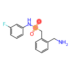 1-[2-(aminomethyl)phenyl]-N-(3-fluorophenyl)methanesulfonamide