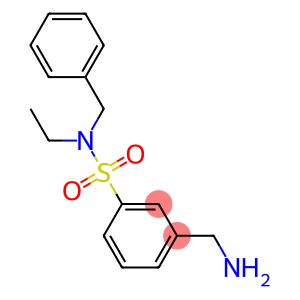 3-(aminomethyl)-N-benzyl-N-ethylbenzene-1-sulfonamide