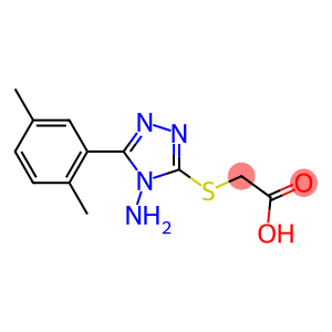 2-{[4-amino-5-(2,5-dimethylphenyl)-4H-1,2,4-triazol-3-yl]sulfanyl}acetic acid