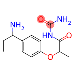 {2-[4-(1-aminopropyl)phenoxy]propanoyl}urea