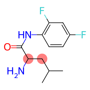 2-amino-N-(2,4-difluorophenyl)-4-methylpentanamide