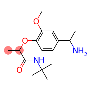 2-[4-(1-aminoethyl)-2-methoxyphenoxy]-N-tert-butylpropanamide