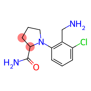 1-[2-(aminomethyl)-3-chlorophenyl]pyrrolidine-2-carboxamide