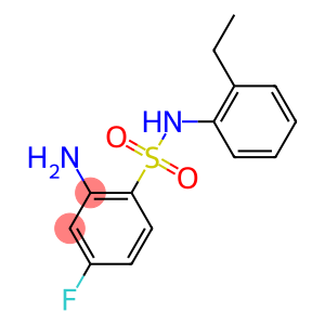 2-amino-N-(2-ethylphenyl)-4-fluorobenzene-1-sulfonamide