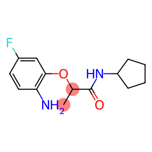 2-(2-amino-5-fluorophenoxy)-N-cyclopentylpropanamide