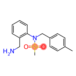 [2-(aminomethyl)phenyl]-N-[(4-methylphenyl)methyl]methanesulfonamide