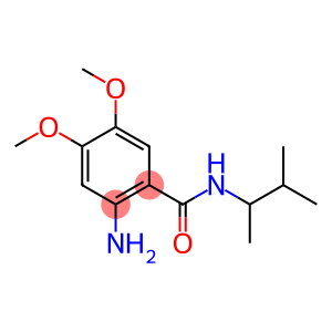 2-amino-4,5-dimethoxy-N-(3-methylbutan-2-yl)benzamide