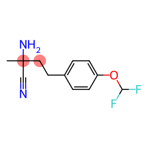 2-amino-4-[4-(difluoromethoxy)phenyl]-2-methylbutanenitrile