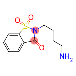 2-(4-aminobutyl)-1,2-benzisothiazol-3(2H)-one 1,1-dioxide