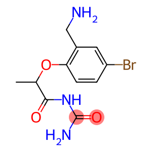 {2-[2-(aminomethyl)-4-bromophenoxy]propanoyl}urea