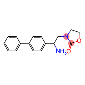 3-[2-amino-2-(4-phenylphenyl)ethyl]-1,3-oxazolidin-2-one