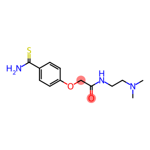 2-[4-(aminocarbonothioyl)phenoxy]-N-[2-(dimethylamino)ethyl]acetamide