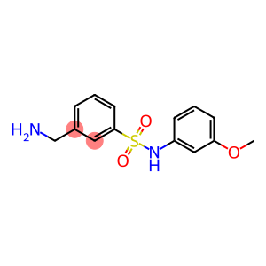 3-(aminomethyl)-N-(3-methoxyphenyl)benzenesulfonamide