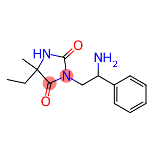 3-(2-amino-2-phenylethyl)-5-ethyl-5-methylimidazolidine-2,4-dione