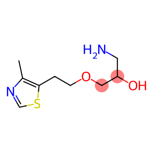 1-amino-3-[2-(4-methyl-1,3-thiazol-5-yl)ethoxy]propan-2-ol