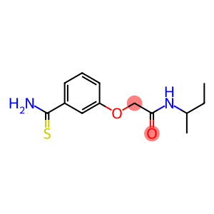 2-[3-(aminocarbonothioyl)phenoxy]-N-(sec-butyl)acetamide