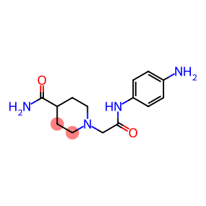 1-{2-[(4-aminophenyl)amino]-2-oxoethyl}piperidine-4-carboxamide