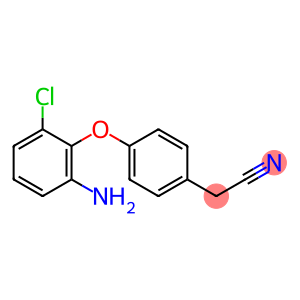 2-[4-(2-amino-6-chlorophenoxy)phenyl]acetonitrile