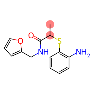 2-[(2-aminophenyl)sulfanyl]-N-(furan-2-ylmethyl)propanamide