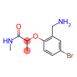 2-[2-(aminomethyl)-4-bromophenoxy]-N-methylpropanamide