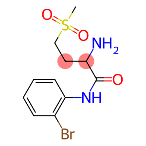 2-amino-N-(2-bromophenyl)-4-(methylsulfonyl)butanamide