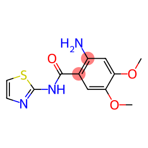 2-amino-4,5-dimethoxy-N-1,3-thiazol-2-ylbenzamide