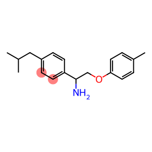 1-[1-amino-2-(4-methylphenoxy)ethyl]-4-(2-methylpropyl)benzene