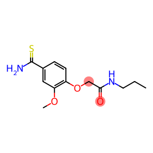 2-[4-(aminocarbonothioyl)-2-methoxyphenoxy]-N-propylacetamide