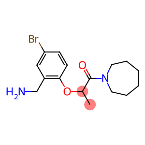 2-[2-(aminomethyl)-4-bromophenoxy]-1-(azepan-1-yl)propan-1-one