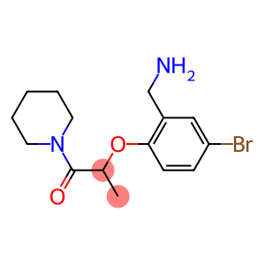 2-[2-(aminomethyl)-4-bromophenoxy]-1-(piperidin-1-yl)propan-1-one