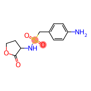 1-(4-aminophenyl)-N-(2-oxooxolan-3-yl)methanesulfonamide